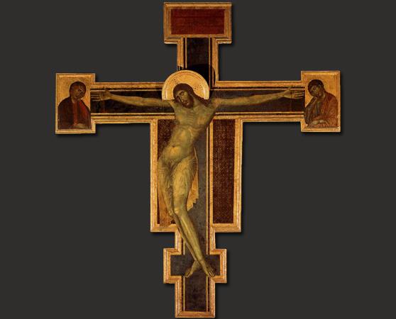 Crocifisso Cimabue 1287-88 Museo dell'opera di Santa Croce Firenze
