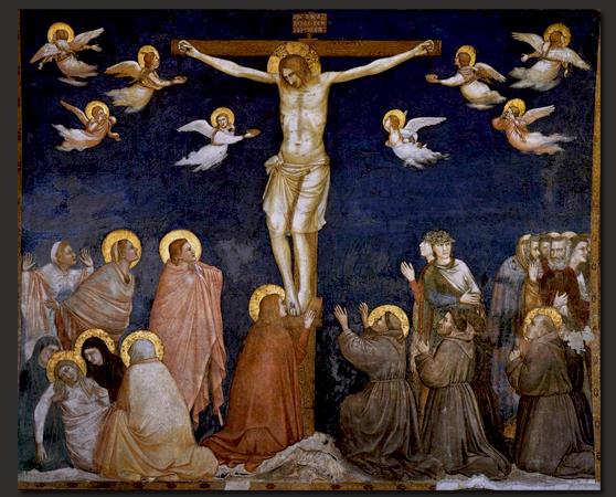 Crocifissione Giotto di Bondone 1310ca Chiesa di San Francesco Assisi